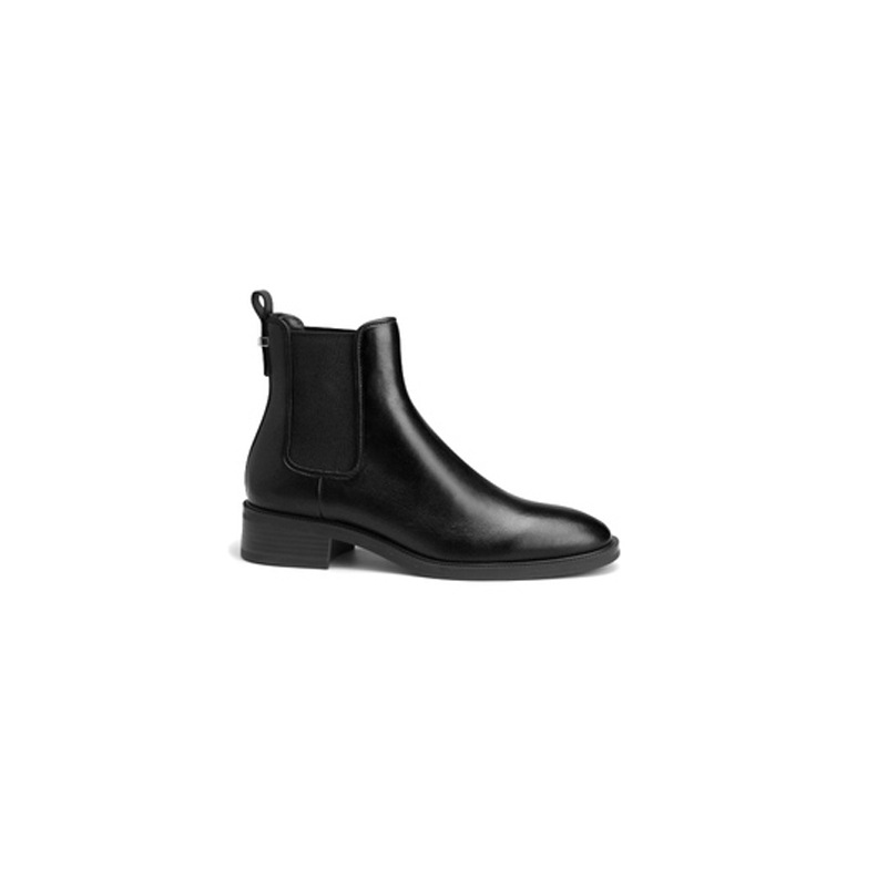 Damen  Boots | Chelsea Boots Aus Leder Mit Logo-Niete Boots Boots