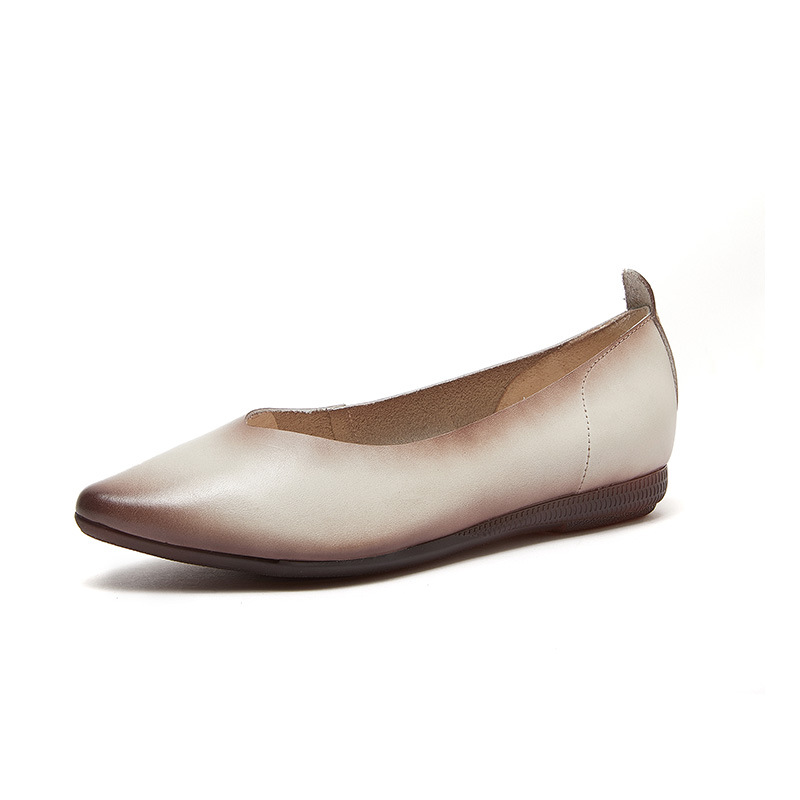 Damen  Flache Schuhe | Ballerinas Aus Leder Mit Logo-Niete Damen Damen