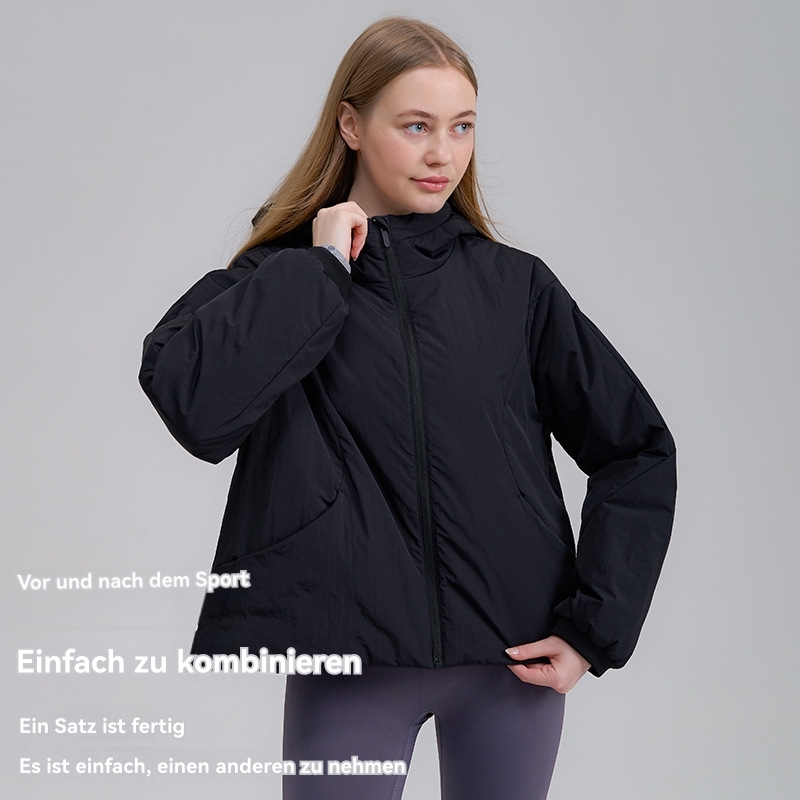 Damen  Jacken | Naomi X Boss Daunenjacke Aus Samtigem Gewebe In Cropped-Länge Damen Damen