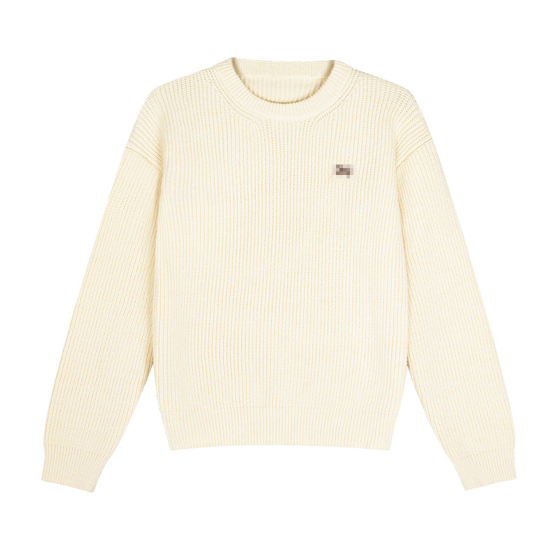 Damen  Pullover & Strickjacken | Relaxed-Fit Pullover Mit Happy Hugo Smiley®-Aufnäher Damen Damen