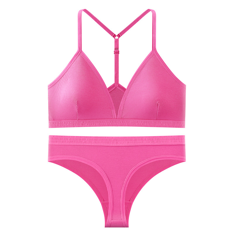 Damen  Strandmode | Triangel-Bikinitop Aus Geripptem Gewebe Mit Schleifen-Detail Damen Damen