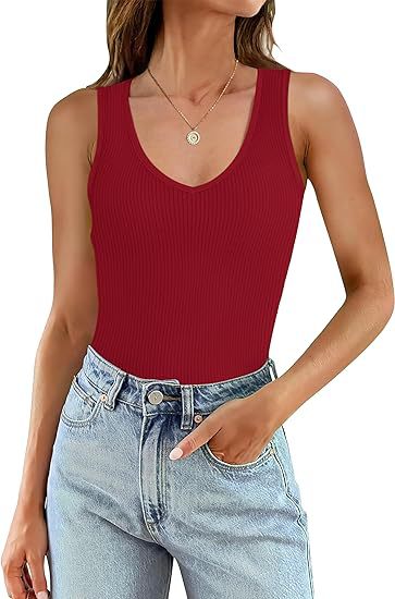 Damen  T-Shirts & Tops | Ärmelloses Stricktop Mit Asymmetrischem V-Ausschnitt Damen Damen