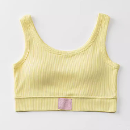 Damen  Unterwäsche | Bralette Aus Stretch-Baumwolle Mit Rotem Logo-Label Damen Damen