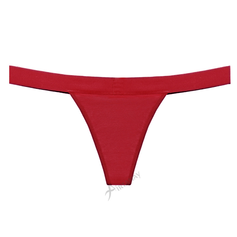 Damen  Unterwäsche | String Aus Stretch-Baumwolle Mit Logo-Bund Damen Damen