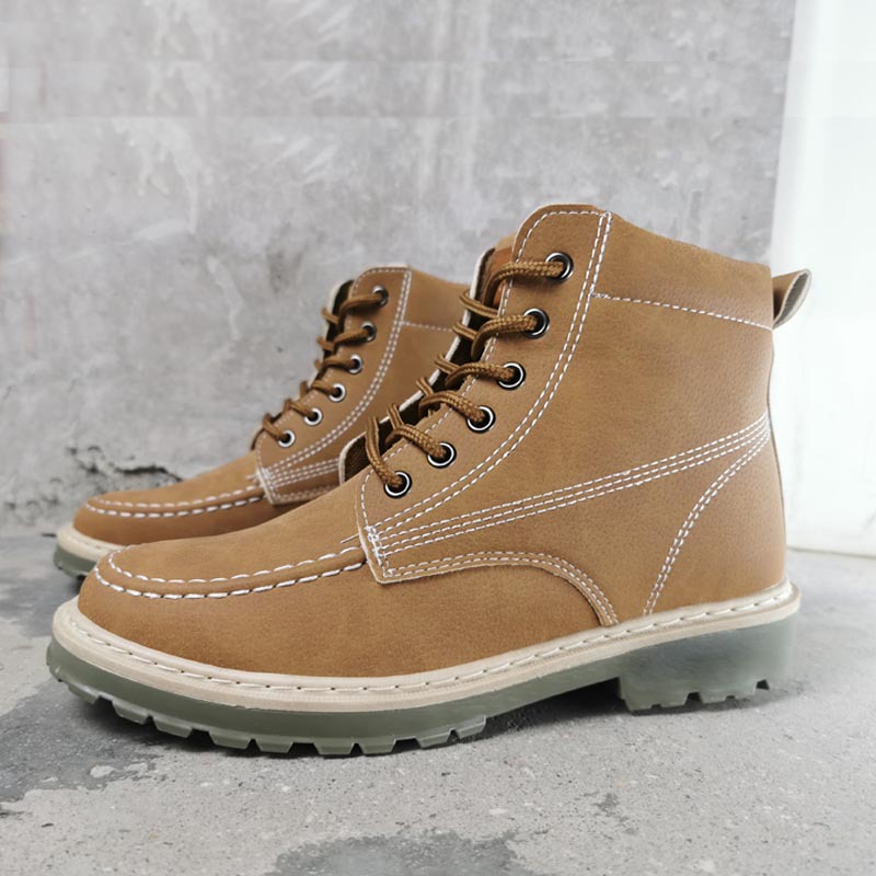 Herren  Boots | Boots Aus Pull-Up-Leder Mit Gummisohle Boots Boots