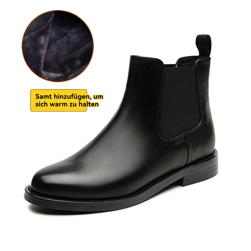 Herren  Boots | Chelsea Boots Aus Leder Mit Roter Signature-Naht Boots Boots