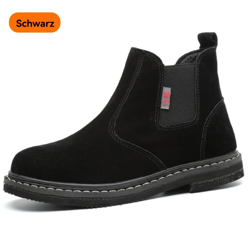 Herren  Boots | Chelsea Boots Aus Veloursleder Mit Budapester-Details Boots Boots