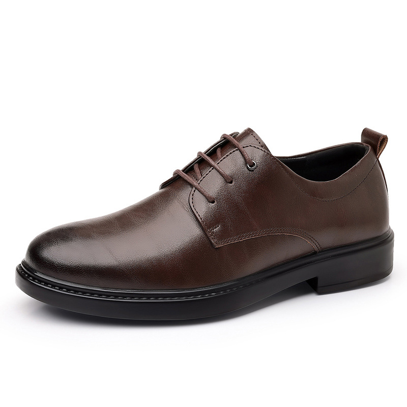 Herren  Business-Schuhe | Derbys Aus Bedrucktem Leder Mit Metallenen Ösen Business-Schuhe Business-Schuhe