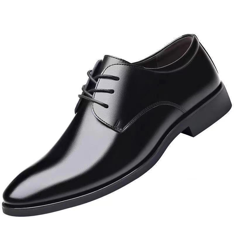 Herren  Business-Schuhe | Derbys Aus Glattem Und Strukturiertem Leder Business-Schuhe Business-Schuhe