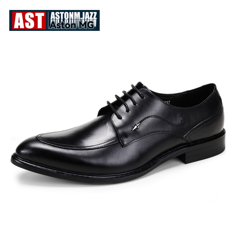 Herren  Business-Schuhe | Derbys Aus Leder Mit Doppelten Nähten Business-Schuhe Business-Schuhe