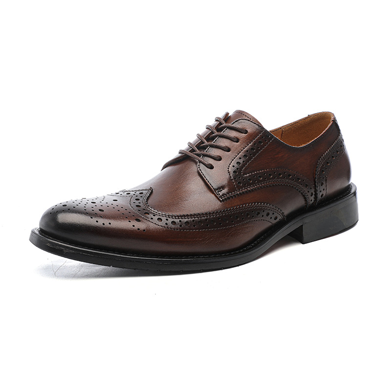 Herren  Business-Schuhe | Dressletic In Italien Gefertigte Leder-Derbys Business-Schuhe Business-Schuhe