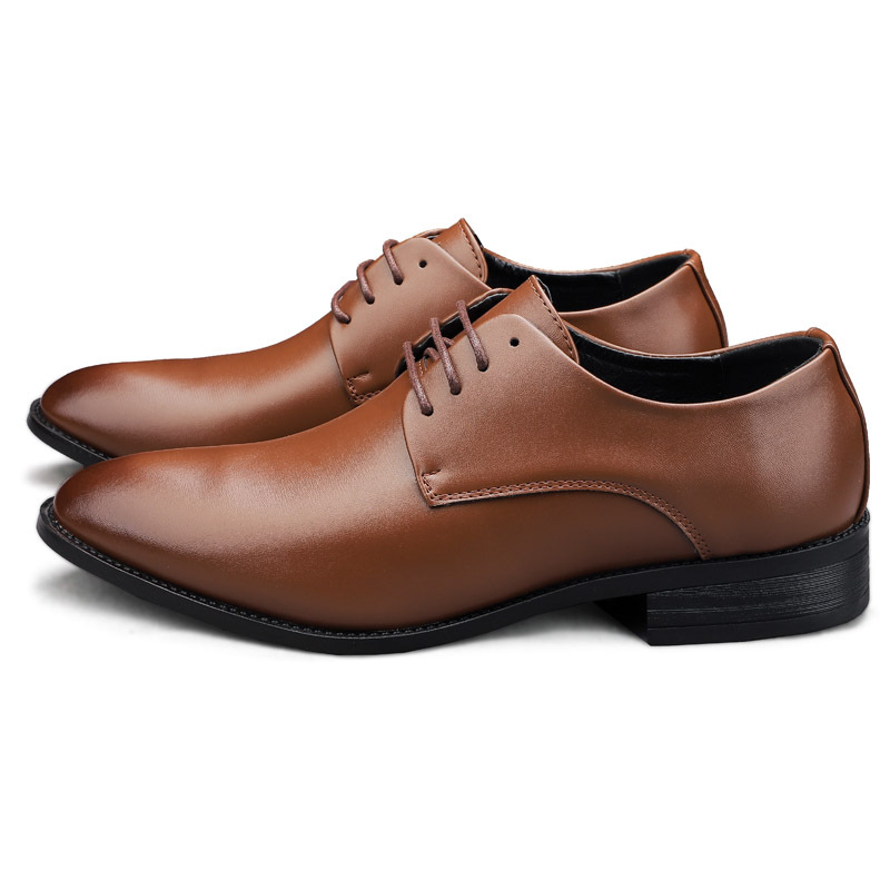 Herren  Business-Schuhe | Leder-Derbys Mit Gummisohle Business-Schuhe Business-Schuhe