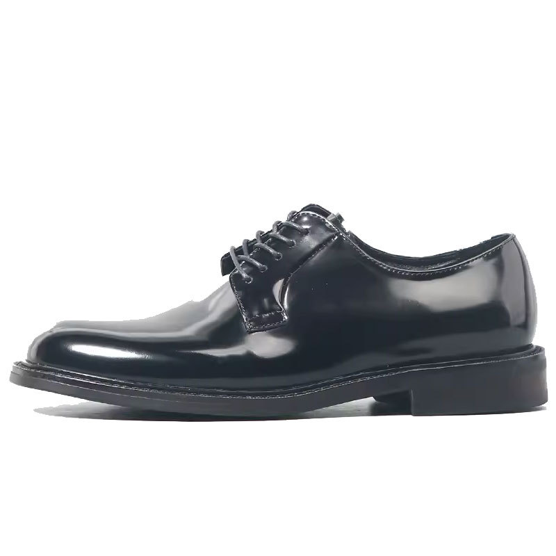 Herren  Business-Schuhe | Schnür-Derbys Aus Lackleder Business-Schuhe Business-Schuhe