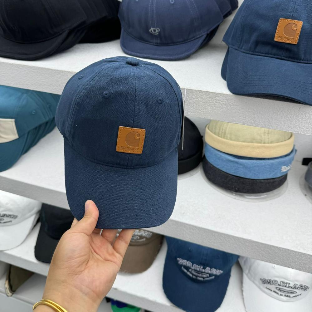 Herren  Caps & Mützen | Cap Aus Baumwoll-Twill Mit Rotem Logo-Label Accessoires Caps & Mützen