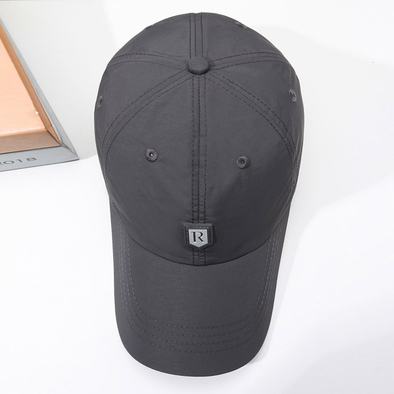 Herren  Caps & Mützen | Cap Aus Wasserdichtem Nylon Mit Stack-Logo-Aufnäher Accessoires Caps & Mützen