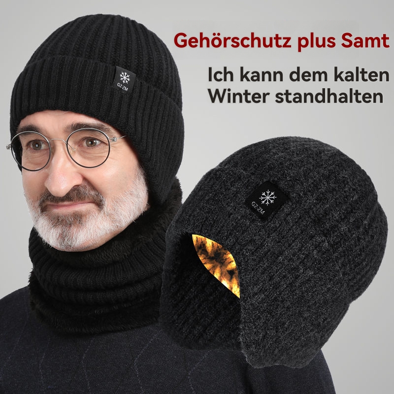 Herren  Caps & Mützen | Mütze Aus Schurwolle Mit Stack-Logo Accessoires Caps & Mützen