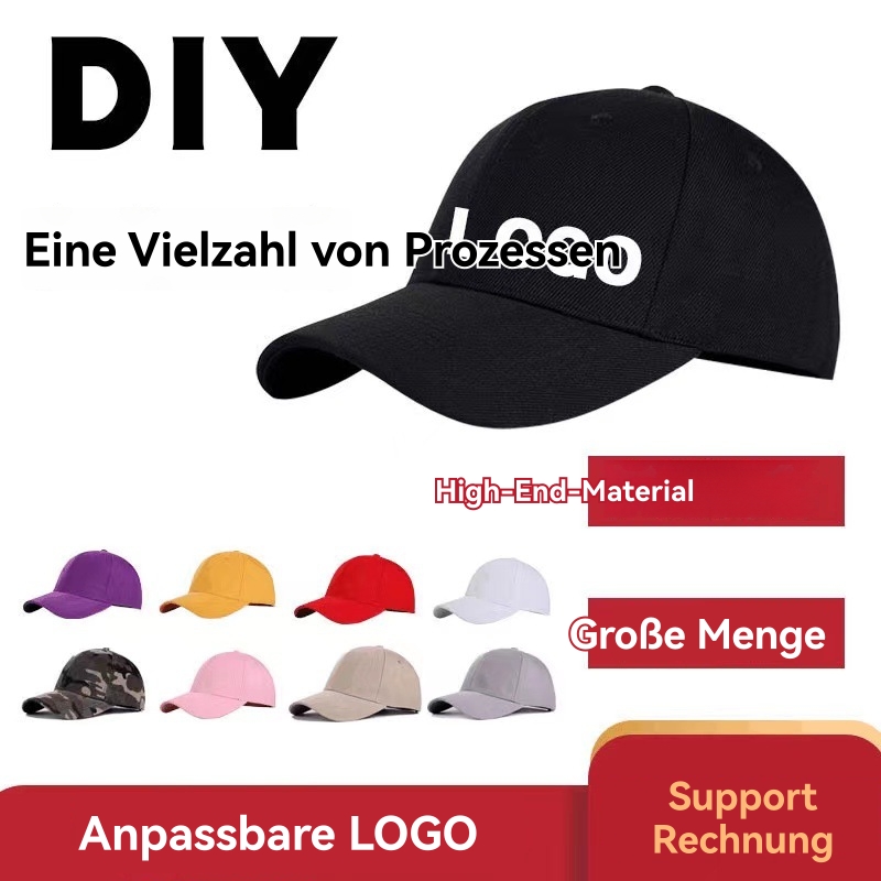 Herren  Caps & Mützen | Sechs-Bahnen-Cap Aus Piqué Mit Logo-Stickerei Accessoires Caps & Mützen