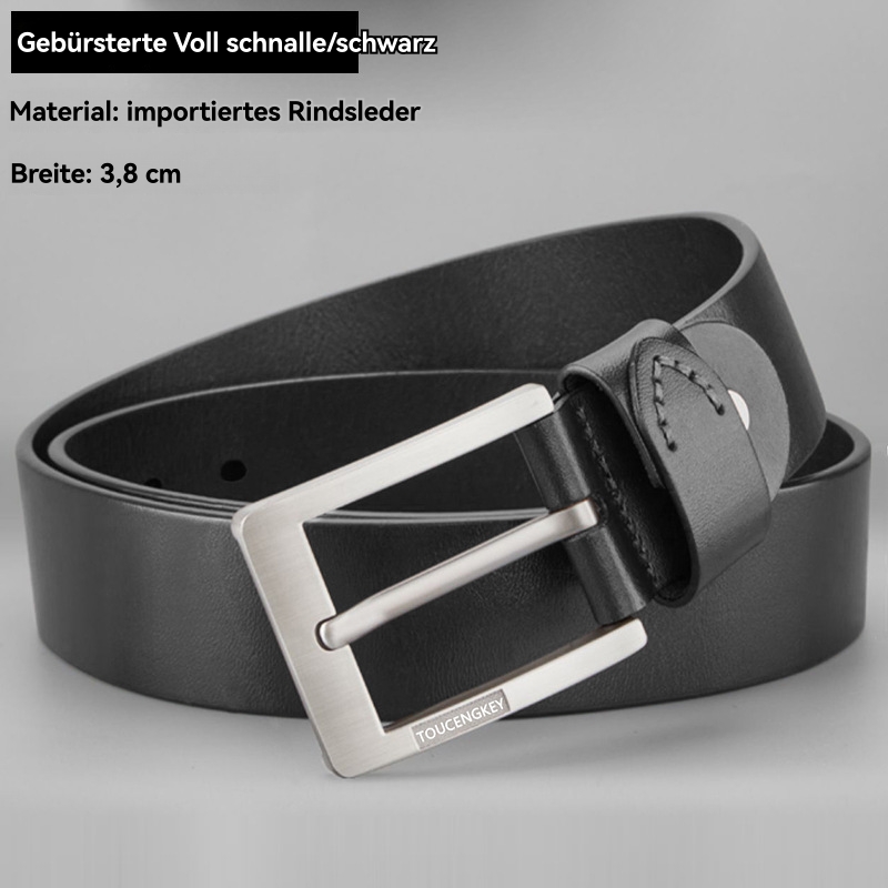 Herren  Gürtel | In Italien Gefertigter Ledergürtel Mit Logo-Gravur Auf Der Schließe Accessoires Gürtel