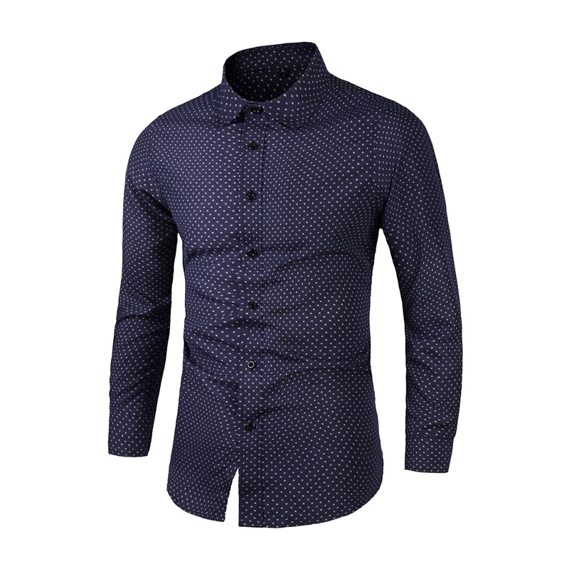 Herren  Hemden | Bedrucktes Slim-Fit Hemd Aus Stretch-Baumwolle Hemden Hemden