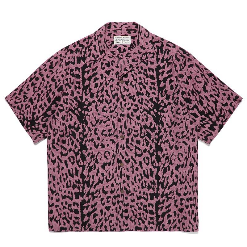 Herren  Hemden | Oversized Kurzarm-Hemd Aus Baumwolle Mit Animal-Print Hemden Hemden