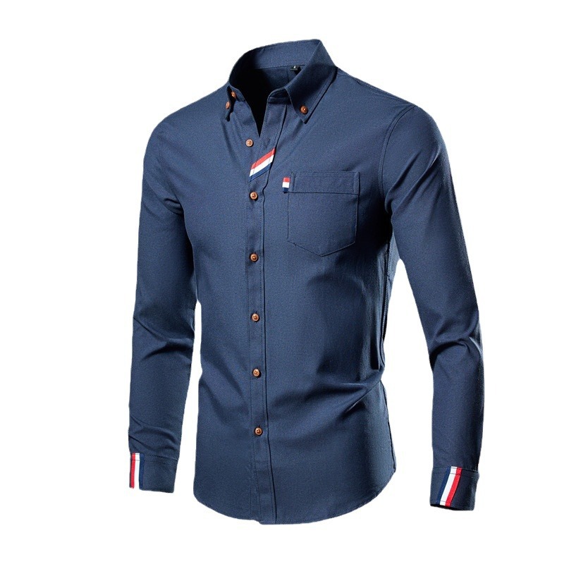 Herren  Hemden | Slim-Fit Hemd Aus Gewaschener Oxford-Baumwolle Hemden Hemden