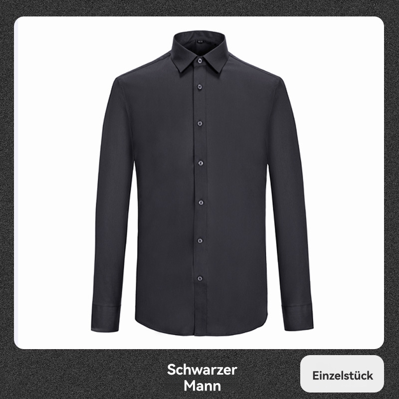 Herren  Hemden | Slim-Fit Popeline-Hemd Aus Bügelleichtem Baumwoll-Mix Hemden Hemden