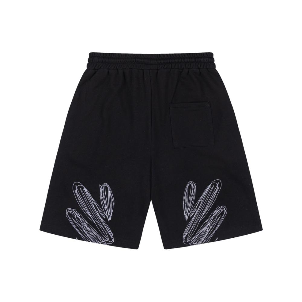 Herren  Hosen & Shorts | Relaxed-Fit Shorts Aus Baumwoll-Mix Mit Floralem Artwork Herren Herren