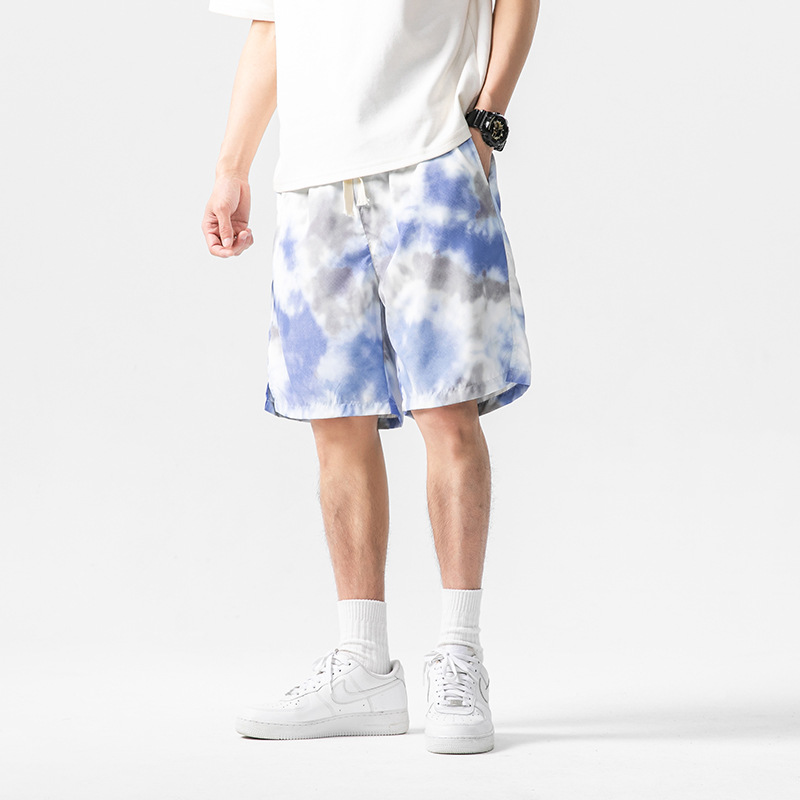 Herren  Hosen & Shorts | Relaxed-Fit Shorts Aus Baumwoll-Terry Mit Print Der Saison Herren Herren