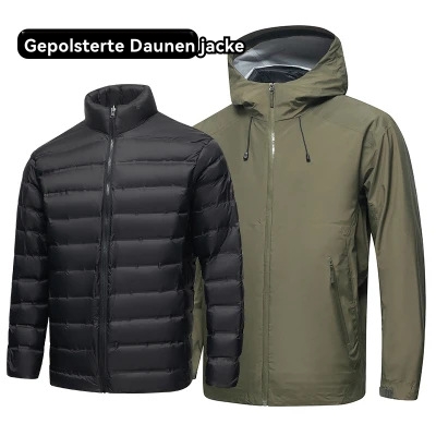 Herren  Jacken | Wasserabweisende Jacke Mit 3D-Logo-Tape Herren Herren