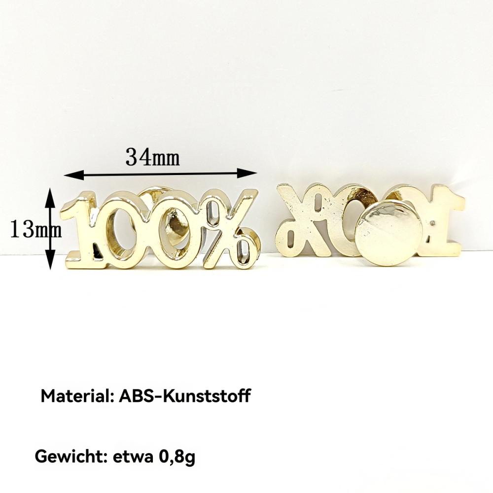 Herren  Manschettenknöpfe & Schmuck | Hellvergoldeter Knöchelring Mit Logo-Buchstaben Accessoires Herren