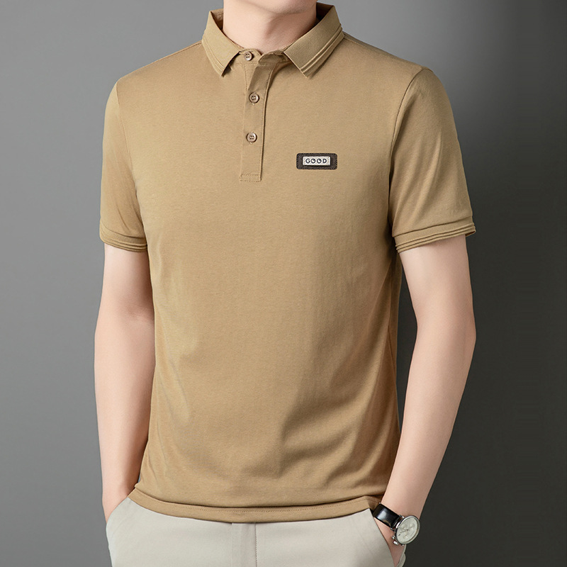 Herren  Poloshirts | Poloshirt Aus Baumwoll-Piqué Mit Gummiertem Logo-Etikett Herren Herren