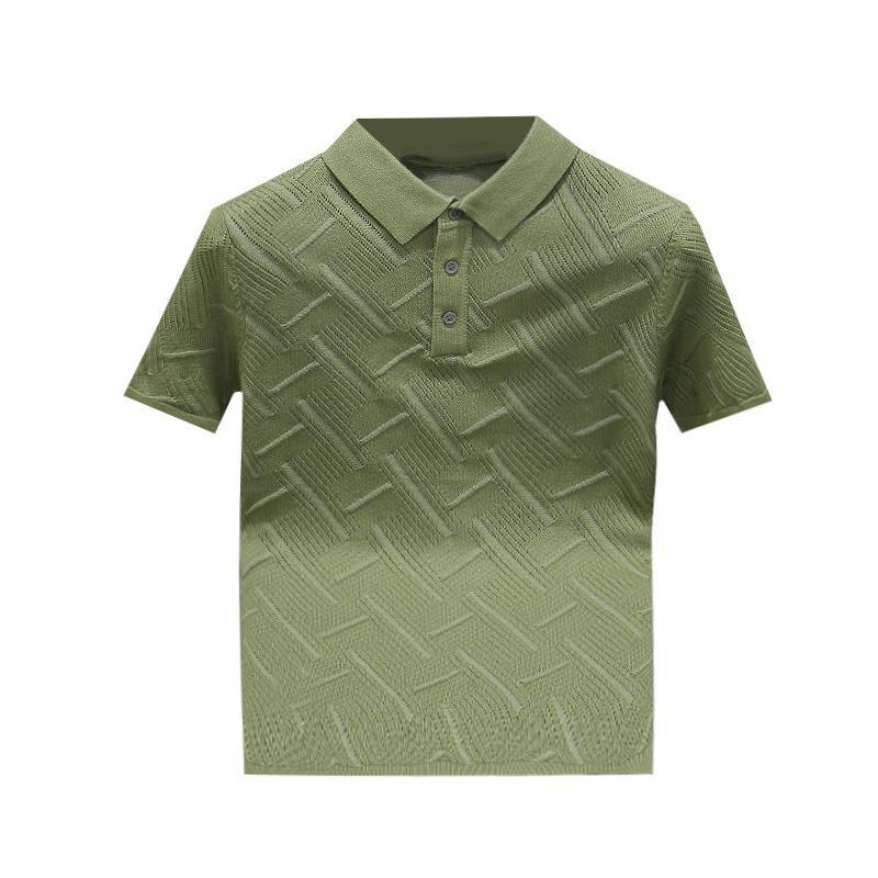 Herren  Poloshirts | Relaxed-Fit Poloshirt Mit Jacquard-Monogrammen Herren Herren