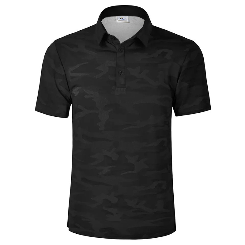 Herren  Poloshirts | Slim-Fit Poloshirt Aus Baumwolle Mit Monsterablatt-Muster Herren Herren