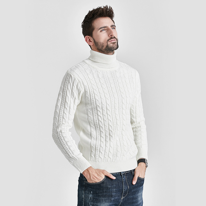 Herren  Pullover & Strickjacken | Pullover Aus Schurwolle Und Kaschmir Mit Zopfmuster Herren Herren