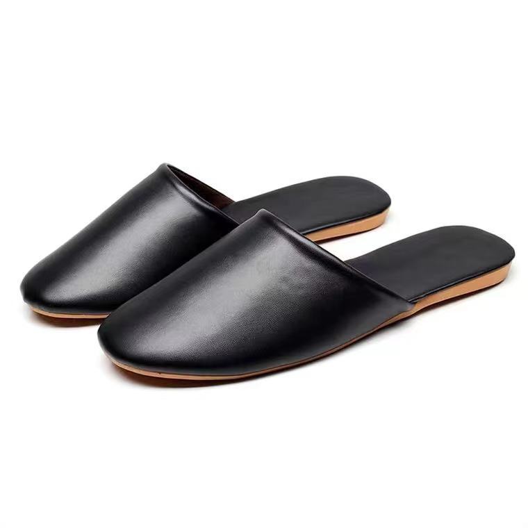 Herren  Slides & Flipflops | Reise-Hausschuhe Aus Weichem Leder Herren Herren