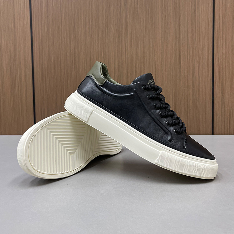 Herren  Sneakers | Gary Lowtop Sneakers Aus Leder Mit Logo-Schlaufe Herren Herren