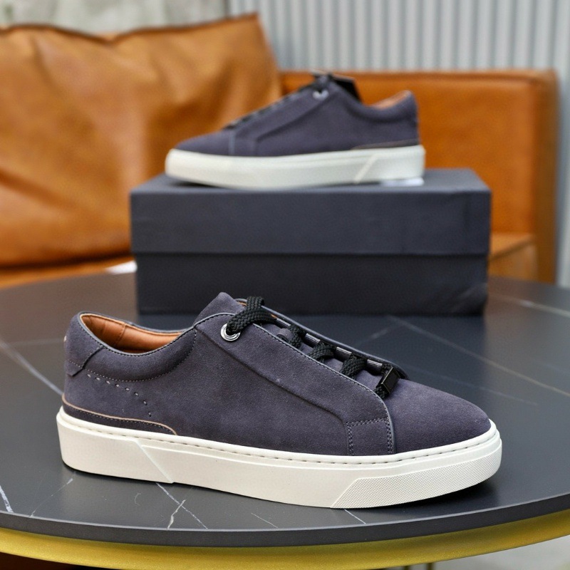 Herren  Sneakers | Gary Sneakers Aus Poliertem Leder Mit Verdeckten Schnürsenkeln Herren Herren