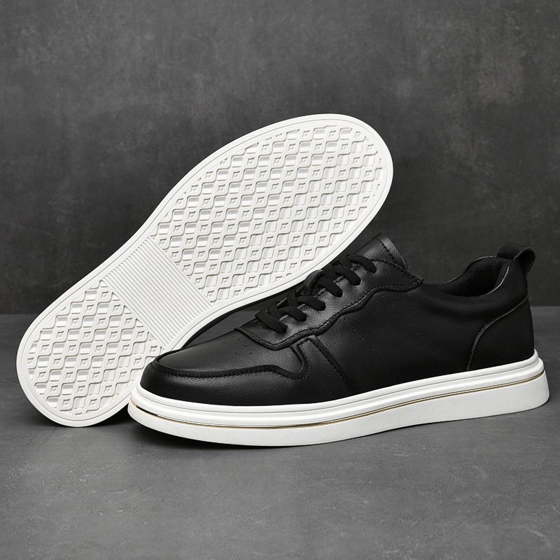 Herren  Sneakers | Sneakers Aus Leder Mit Cupsohlen Und Signature-Details Herren Herren