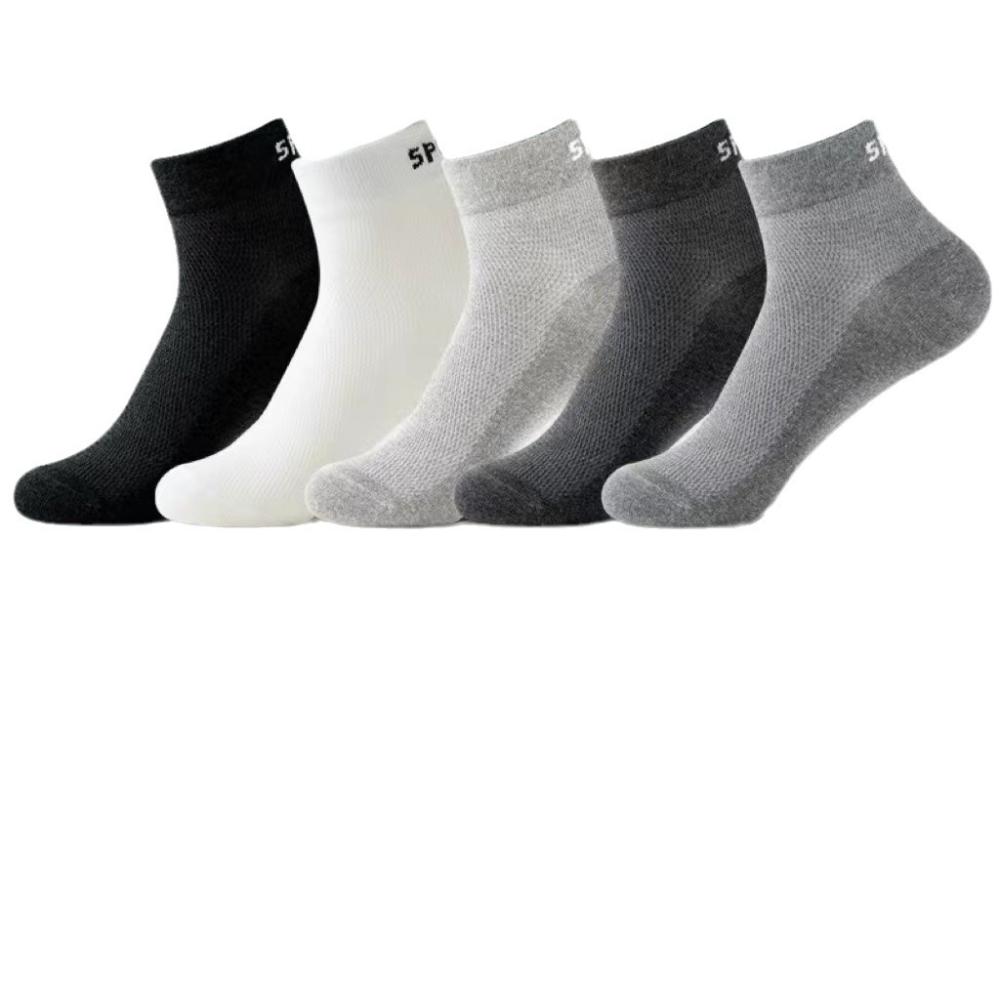 Herren  Socken | Fünfer-Pack Sneakers-Socken Aus Baumwoll-Mix Mit Branding Accessoires Herren