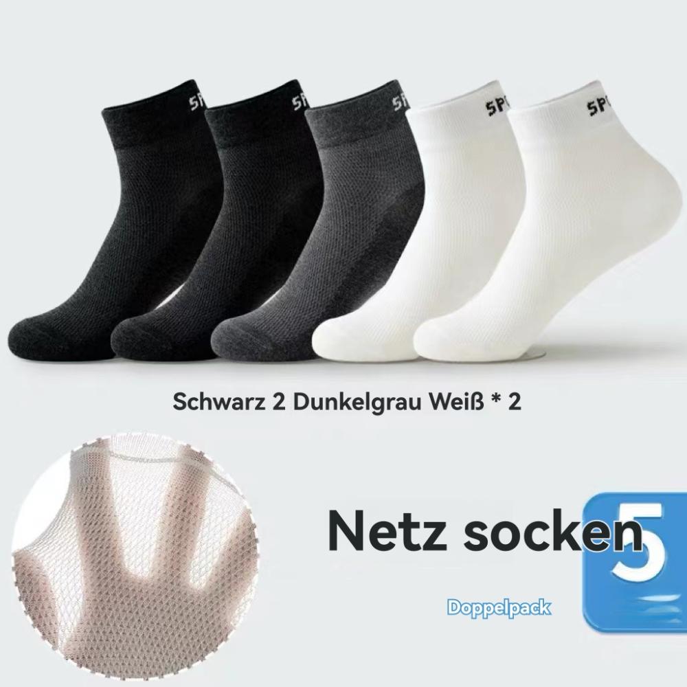 Herren  Socken | Fünfer-Pack Sneakers-Socken Aus Baumwoll-Mix Mit Branding Accessoires Herren