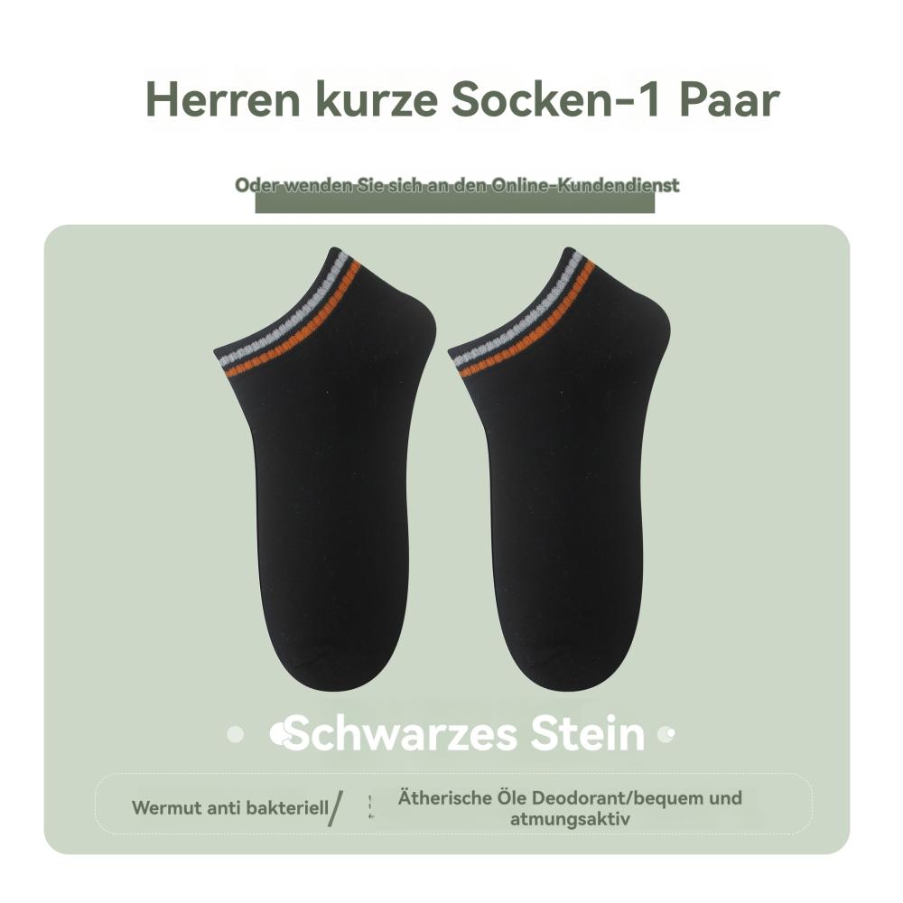 Herren  Socken | Zweier-Pack Sneakers-Socken Mit Signature-Streifen An Den Bündchen Accessoires Herren