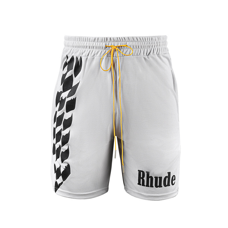 Herren  Strandmode | Badeshorts Aus Schnell Trocknender Popeline Mit Vertikalem Logo-Print Herren Herren