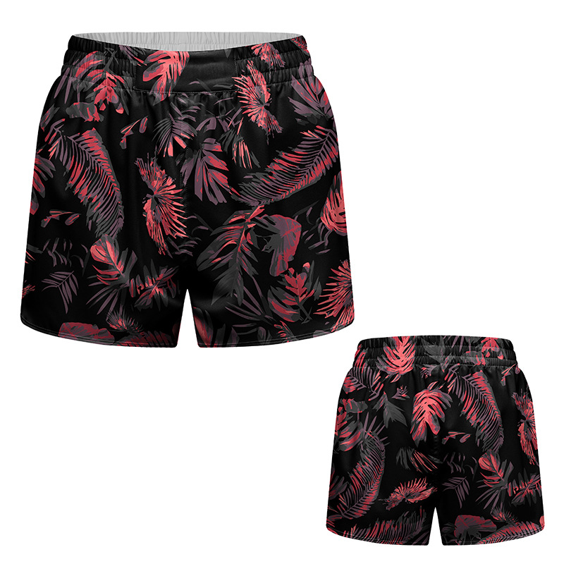 Herren  Strandmode | Badeshorts Mit Durchgehendem Innenfutter Und Saisonalem Print Herren Herren