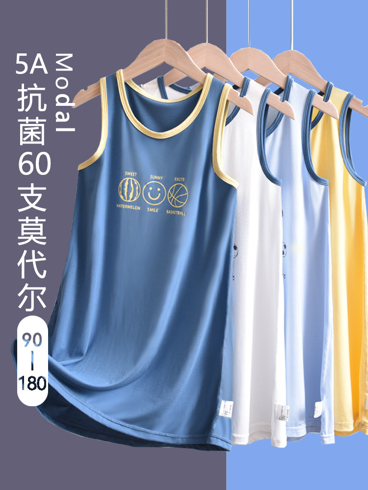 Herren  Strandmode | Tanktop Aus Baumwoll-Jersey Mit Logo-Umriss Herren Herren