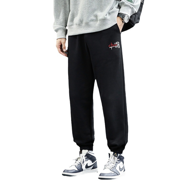 Herren  Sweats | Jogginghose Aus Baumwoll-Terry Mit Doppel-Logo Herren Herren