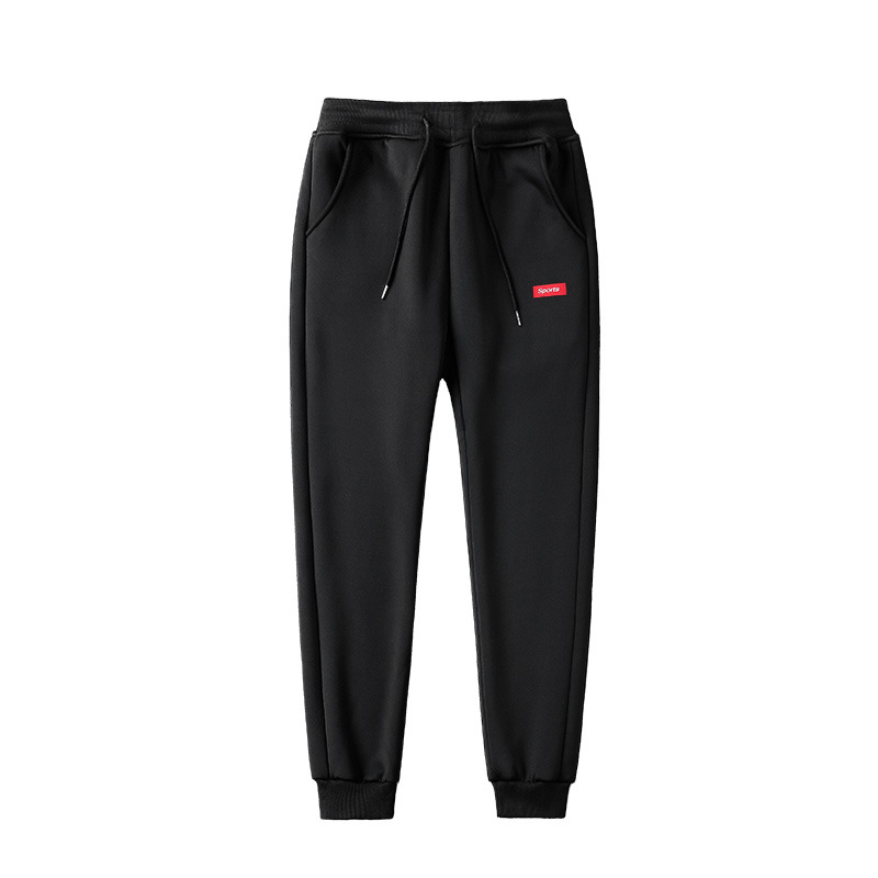 Herren  Sweats | Jogginghose Aus Baumwoll-Terry Mit Rotem Logo-Etikett Herren Herren