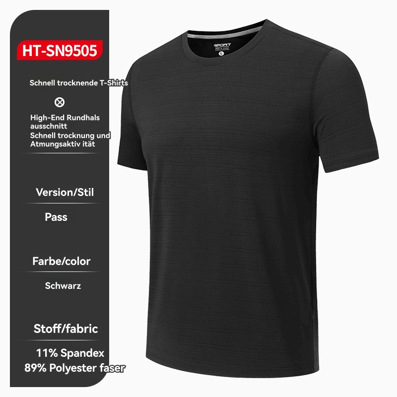 Herren  T-Shirts | Regular-Fit T-Shirt Aus Baumwoll-Jersey Mit Geripptem Ausschnitt Herren Herren