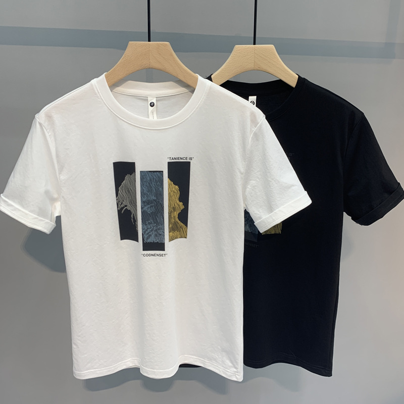 Herren  T-Shirts | Regular-Fit T-Shirt Aus Interlock-Baumwolle Mit Saisonalem Artwork Herren Herren