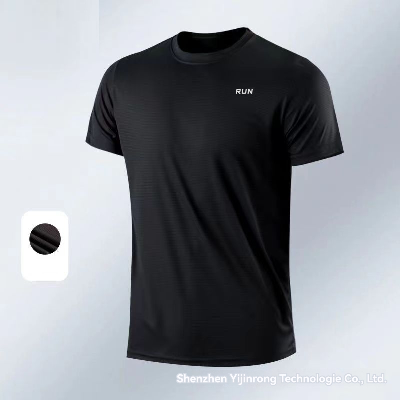 Herren  T-Shirts | Regular-Fit T-Shirt Aus Stretch-Baumwolle Mit Kontrast-Logo Herren Herren