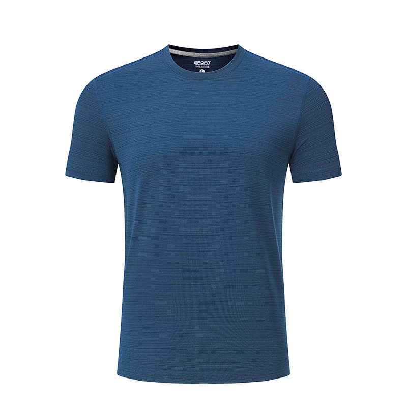 Herren  T-Shirts | T-Shirt Aus Baumwoll-Mix Mit Kreisförmiger Jacquard-Struktur Herren Herren